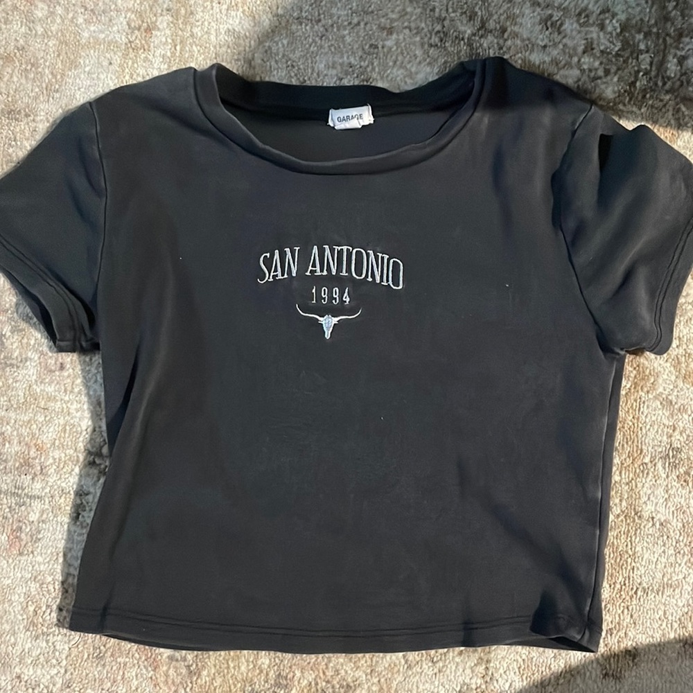 Garage crop top